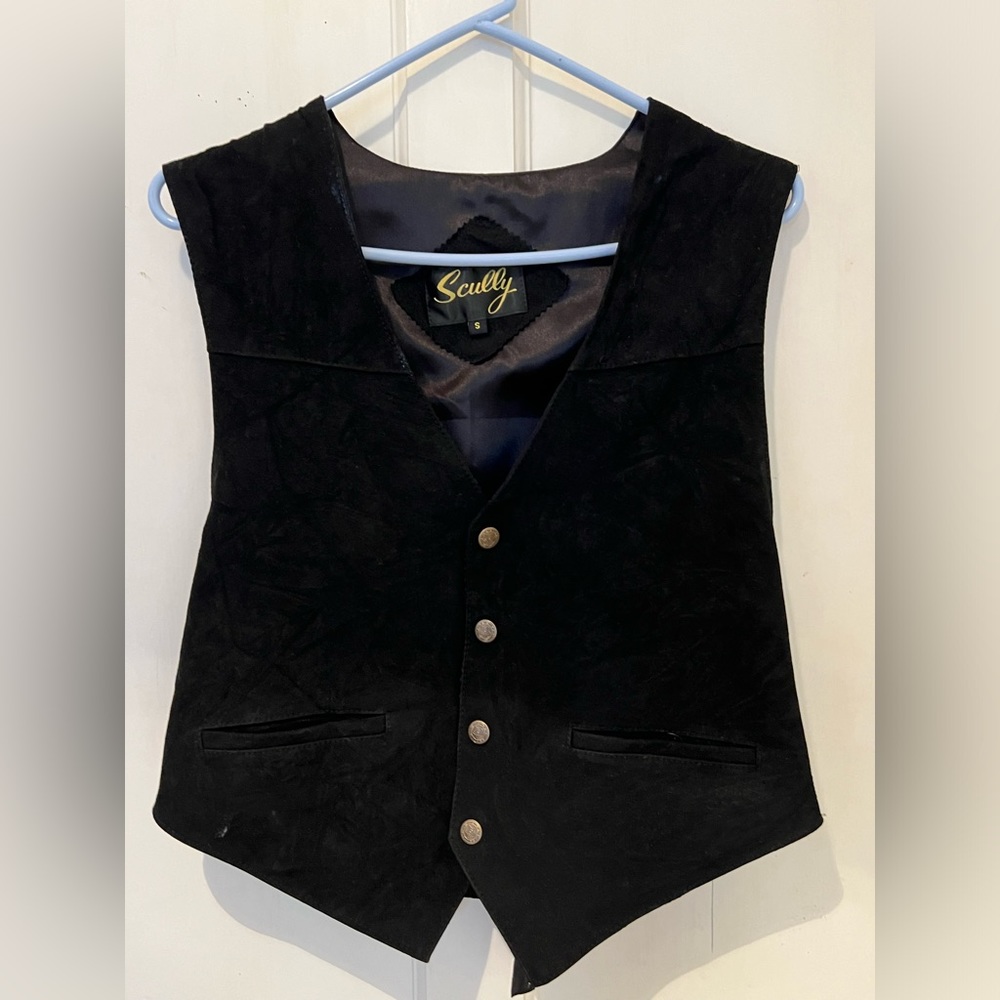 Leather Scully Vest size Small